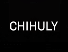 Tablet Screenshot of chihuly.com